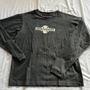 Independent Skateboarding Crewneck T shirt long sleeve